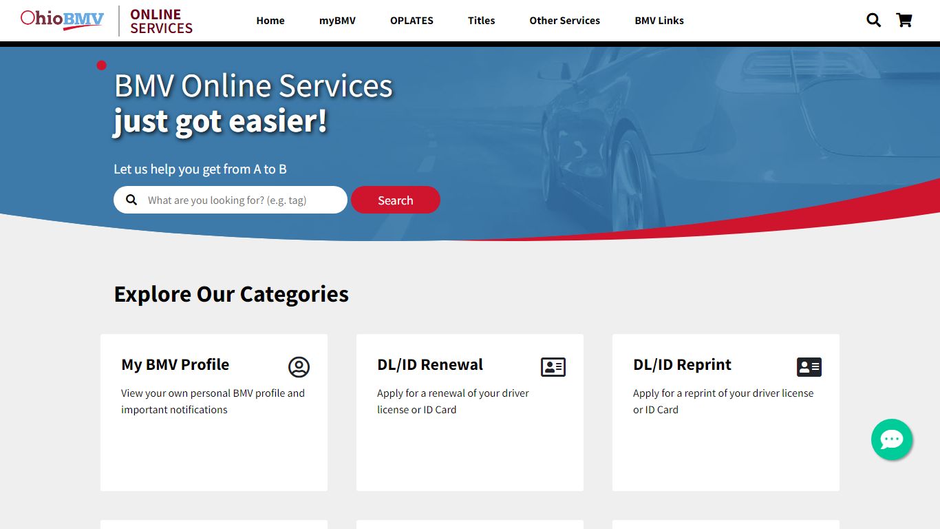 Ohio BMV - Online Services